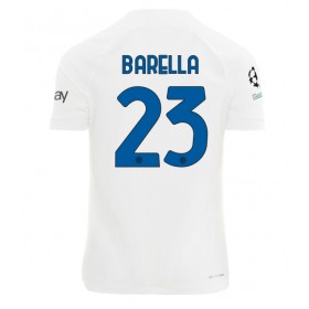 Inter Milan Nicolo Barella #23 Borta Kläder 2023-24 Kortärmad